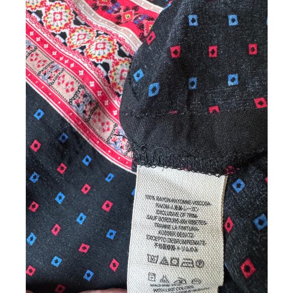 Free People | Bohemian Peace Maker Dress in Black Combo  | Size Small - Picture 6 of 6